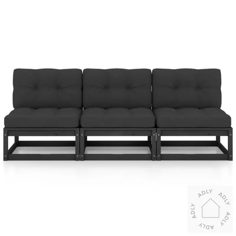 Sofa Med Puter 3-Seters Heltre Furu