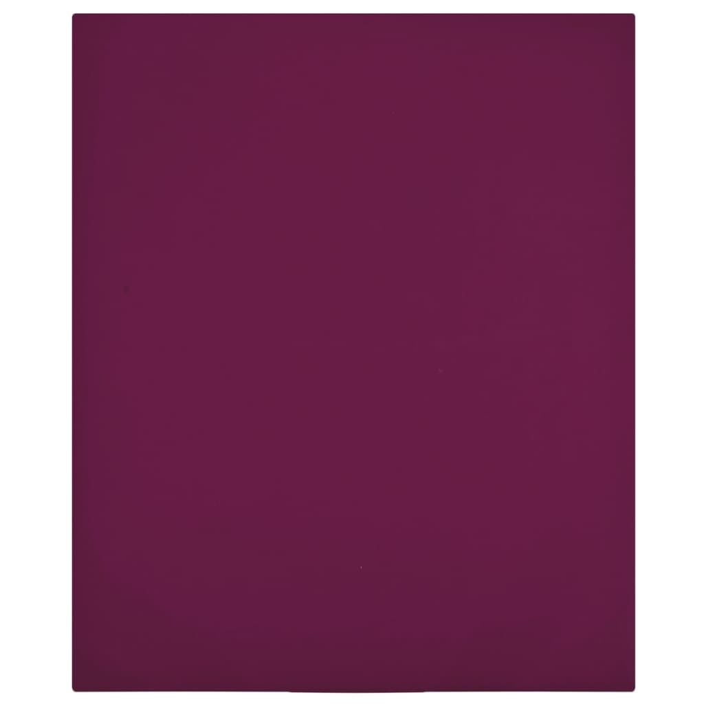 Jerseylaken 2 stk vinrød 140x200 cm bomull