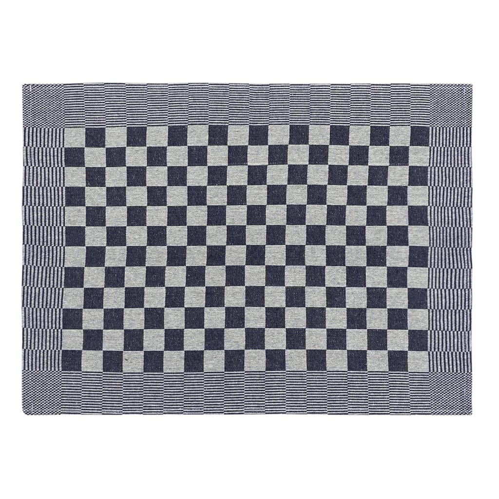 Kjøkkenhåndklær 20 stk blå og hvit 50x70 cm bomull