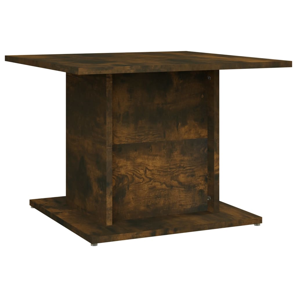Salongbord røkt eik 55,5x55,5x40 cm konstruert tre