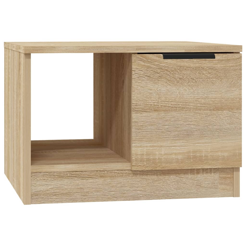 Salongbord sonoma eik 50x50x36 cm konstruert tre