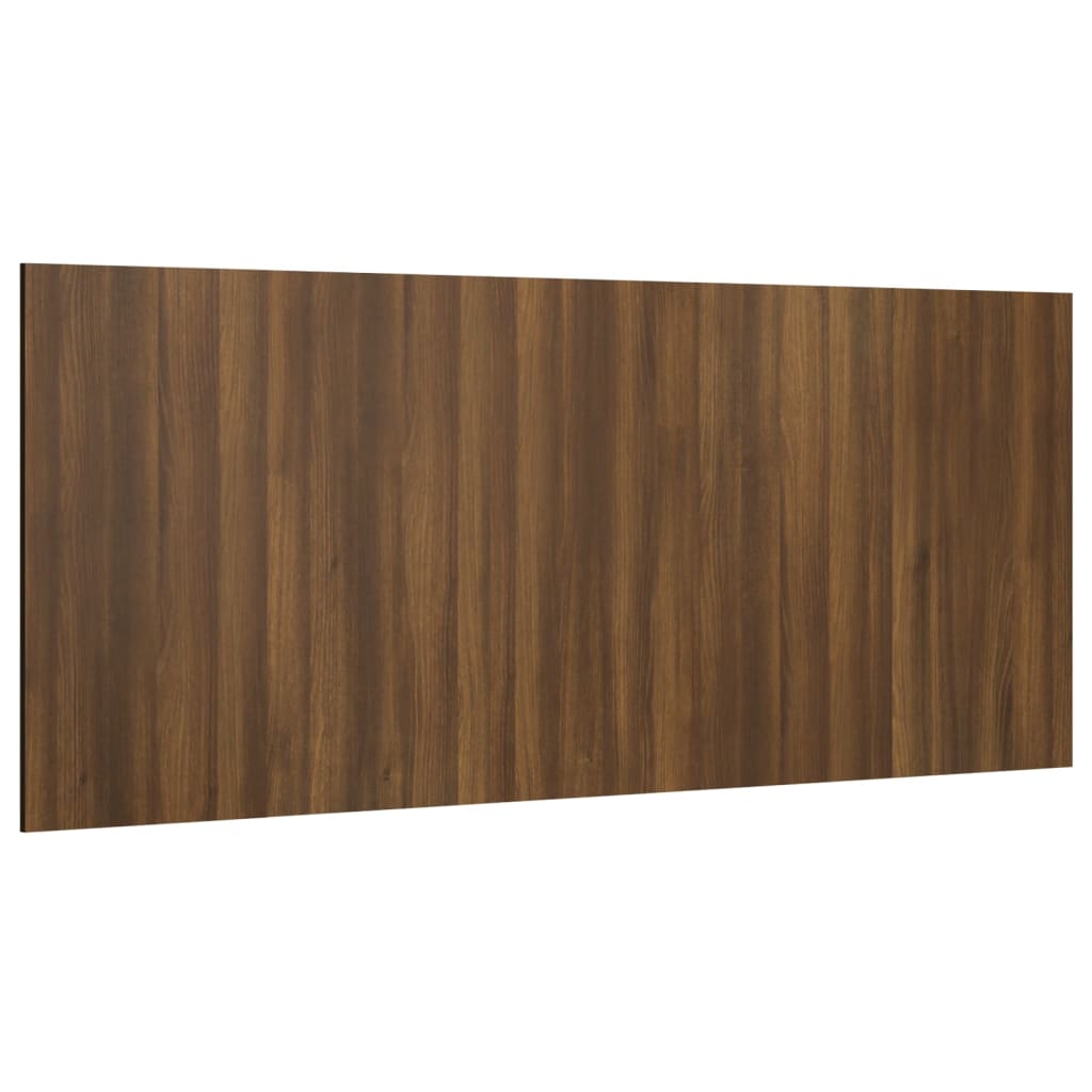 Sengegavl Brun Eik 200X1,5X80 Cm Konstruert Tre