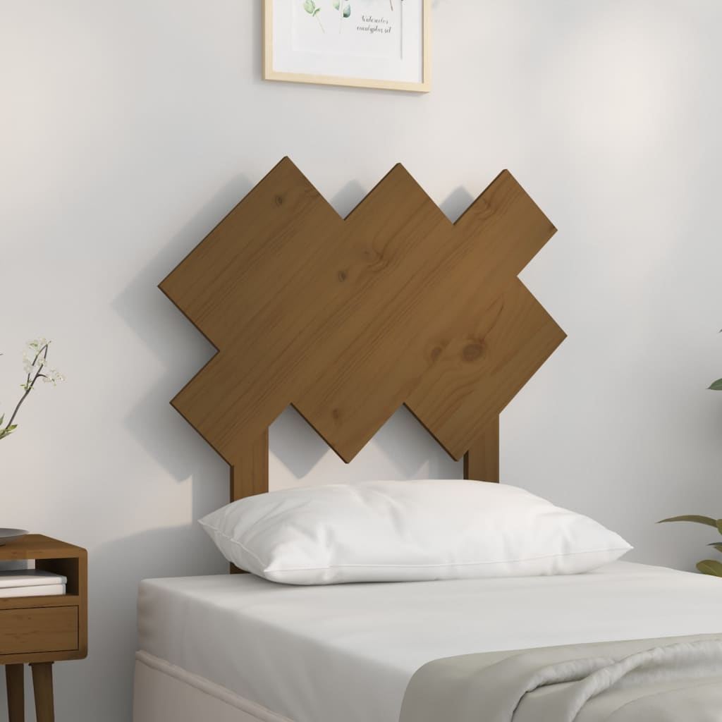 Sengegavl Honningbrun 72,5X3X81 Cm Heltre Furu