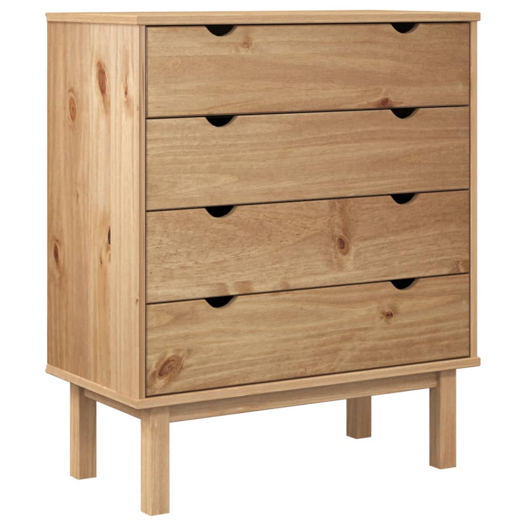 Kommode Otta 76,5X39,5X90 Cm Heltre Furu