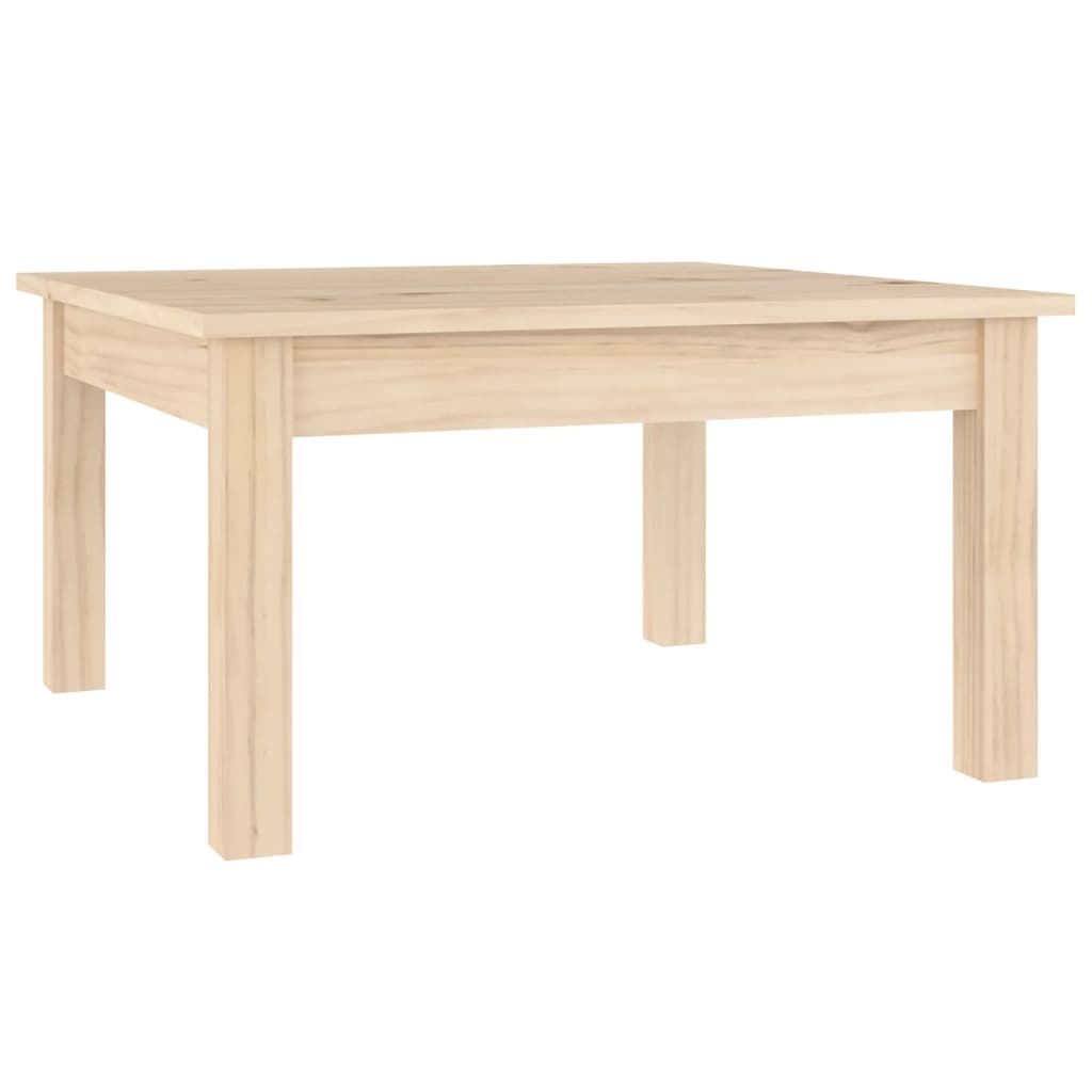 Salongbord 55x55x30 cm heltre furu