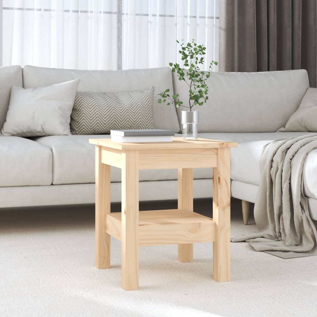 Salongbord 35x35x40 cm heltre furu