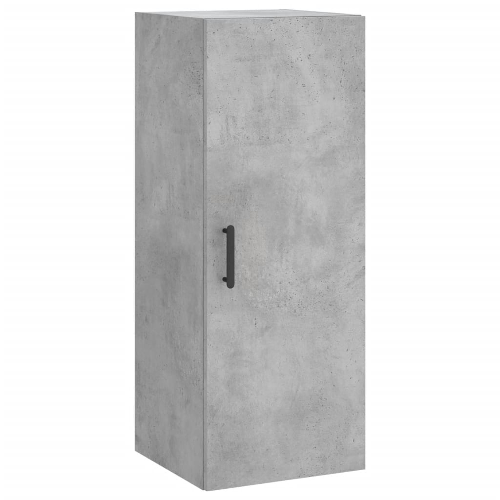 Veggskap Betonggrå 69,5X34X90 Cm