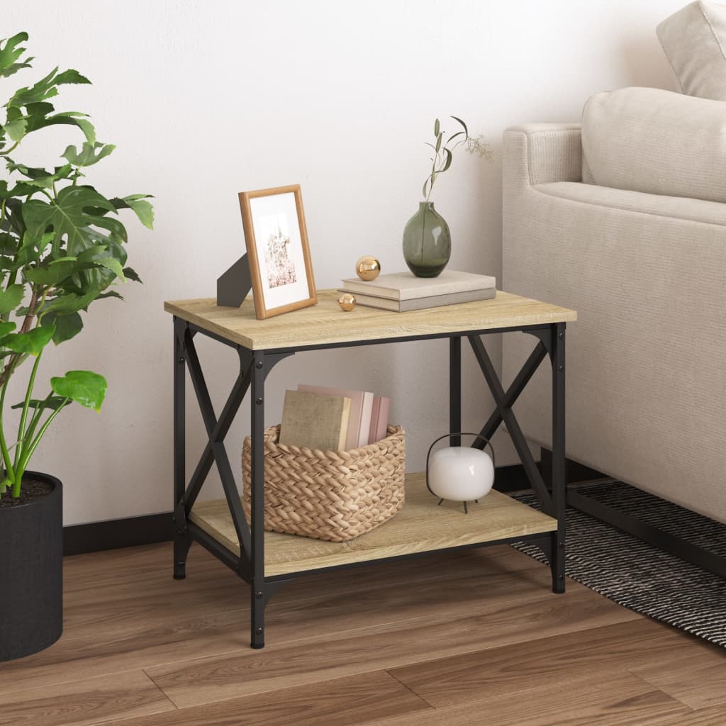 Sidebord sonoma eik 55x38x45 cm konstruert tre
