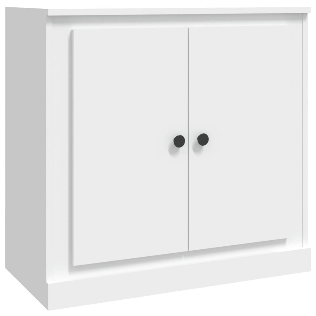 Skjenk Hvit 70X35,5X67,5 Cm Konstruert Tre