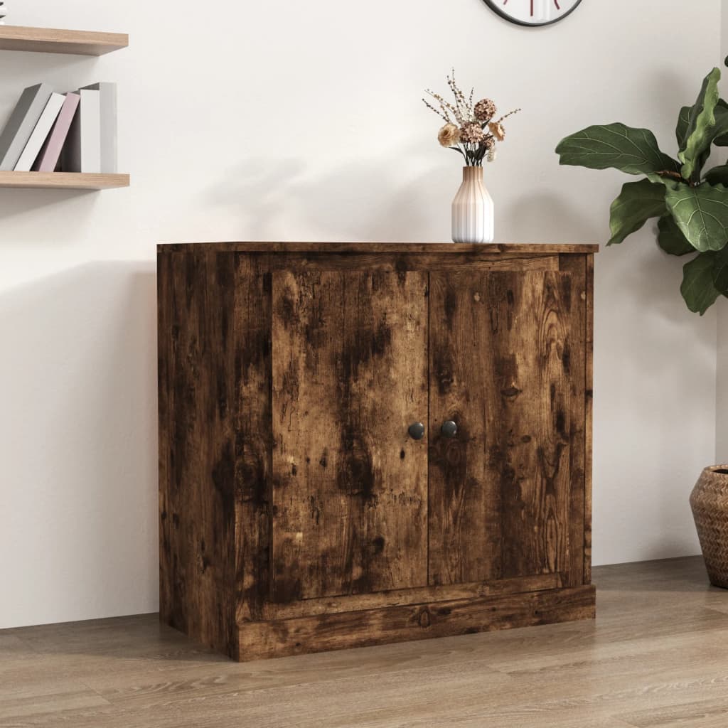 Skjenk Røkt Eik 70X35,5X67,5 Cm Konstruert Tre