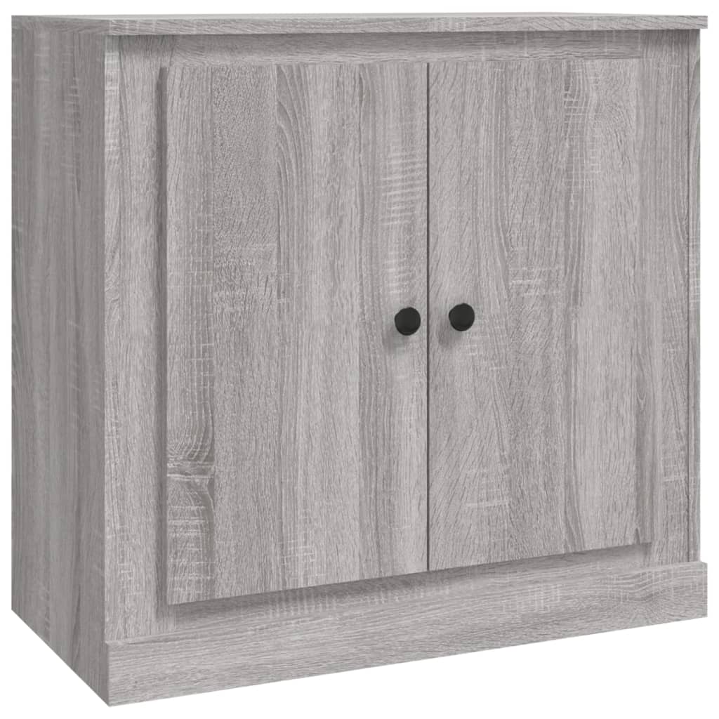 Skjenk Grå Sonoma 70X35,5X67,5 Cm Konstruert Tre