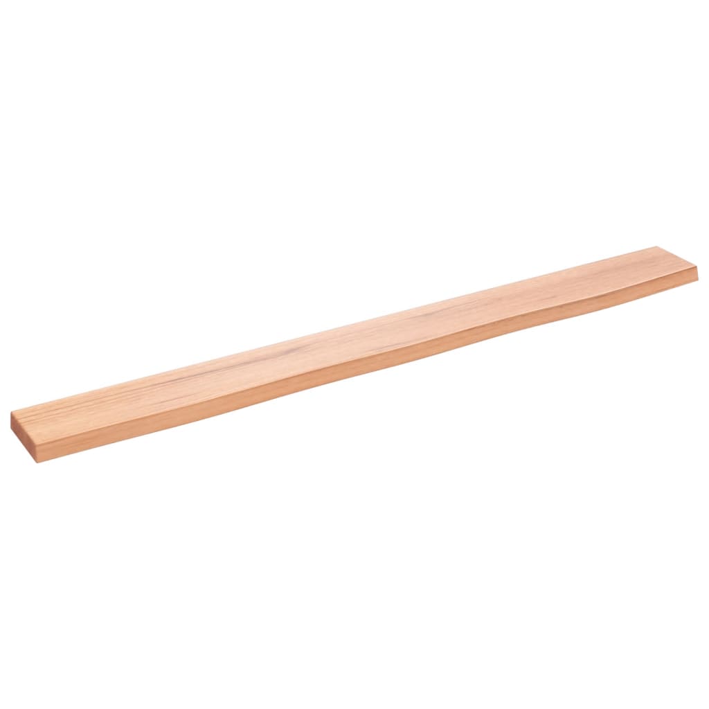 Vegghylle Lysebrun 100X10X2 Cm Behandlet Heltre Eik
