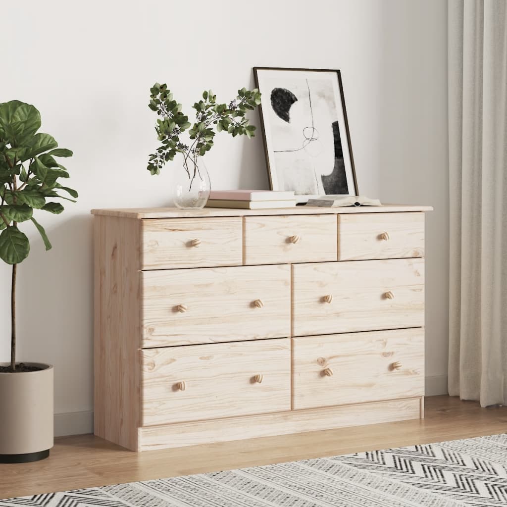 Kommode Alta 112X35X73 Cm Heltre Furu