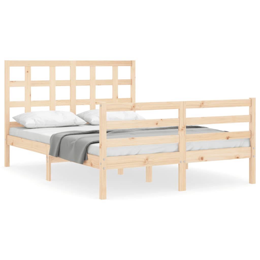 Sengeramme med hodegavl 140x200 cm heltre