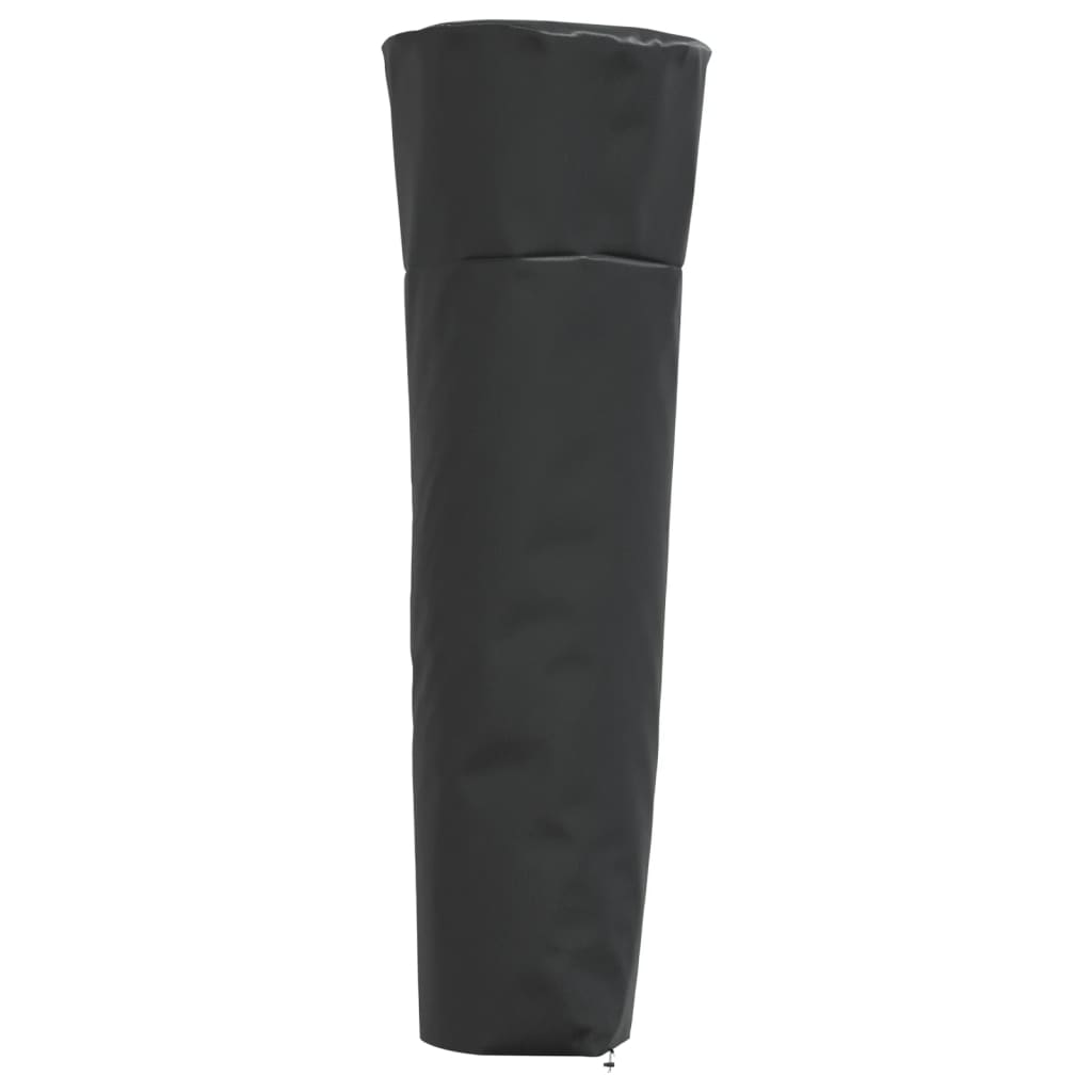 Pyramideformet varmeovntrekk svart 86x47x241 cm 420D oxford