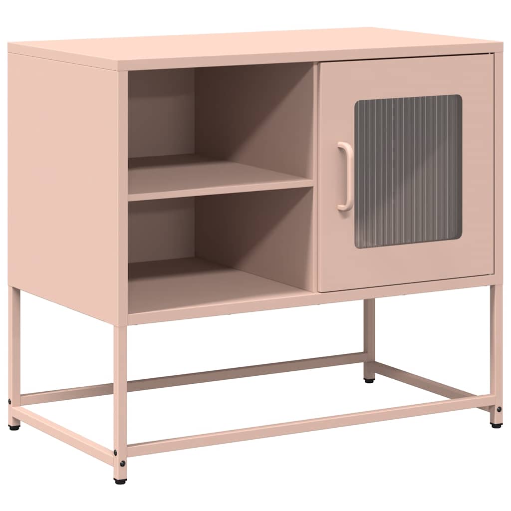 Tv-Benk Rosa 68X39X60,5 Cm Stål