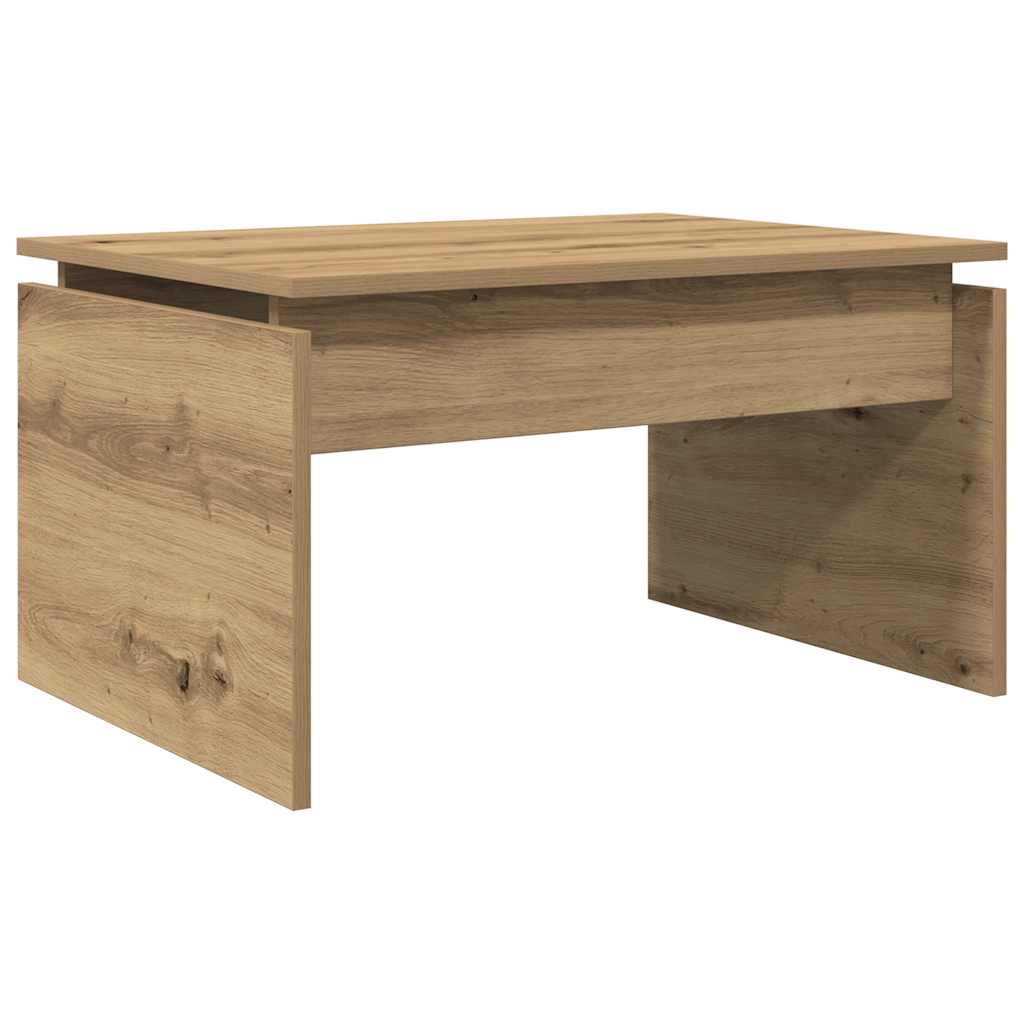 Salongbord artisan eik 68x50x38 cm konstruert tre