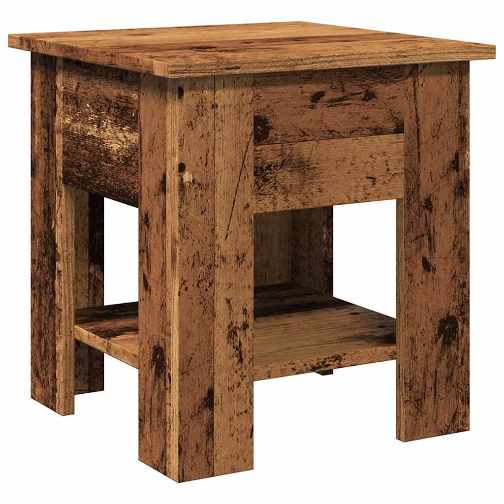 Salongbord gammelt tre 40x40x42 cm konstruert tre