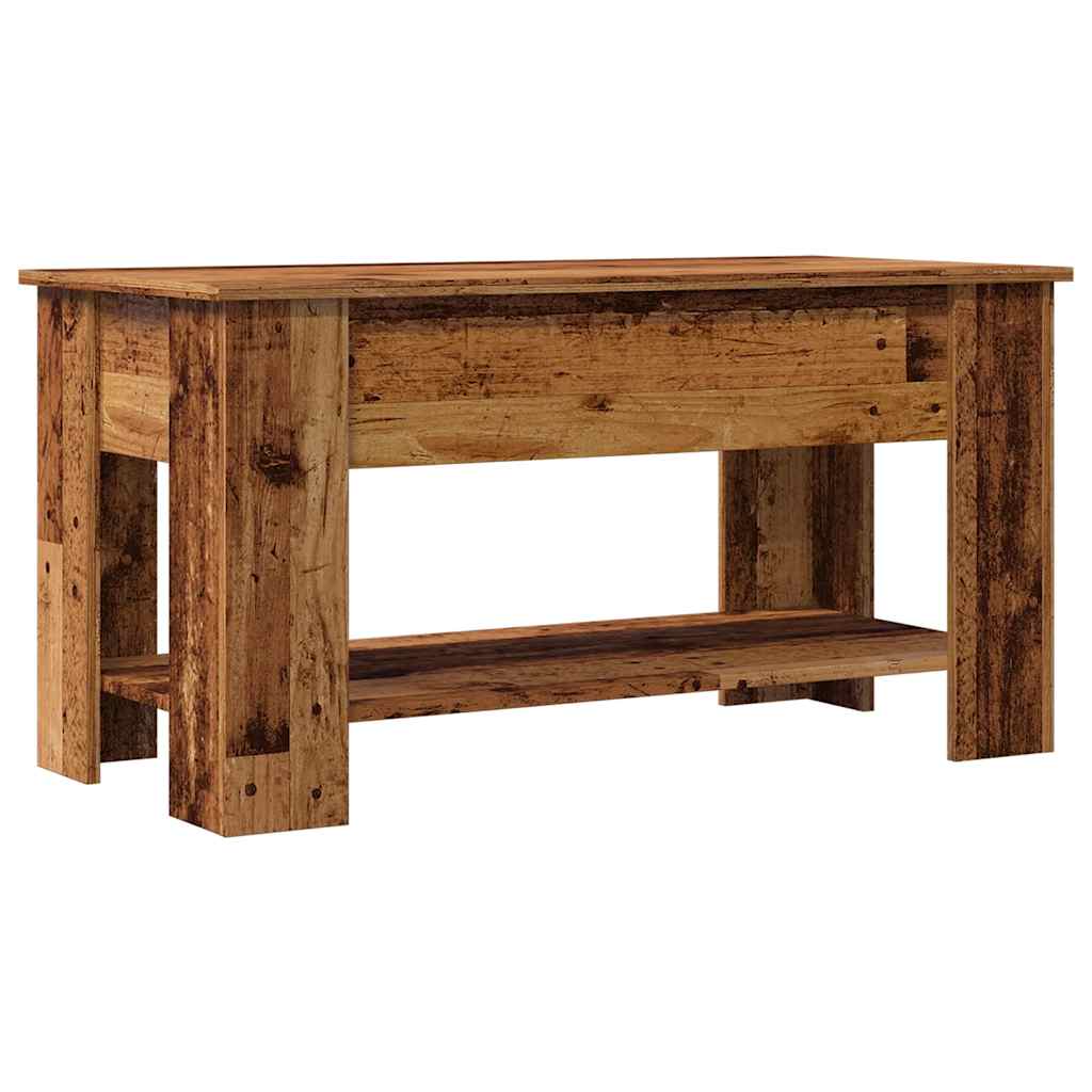 Salongbord gammelt tre 101x49x52 cm konstruert tre