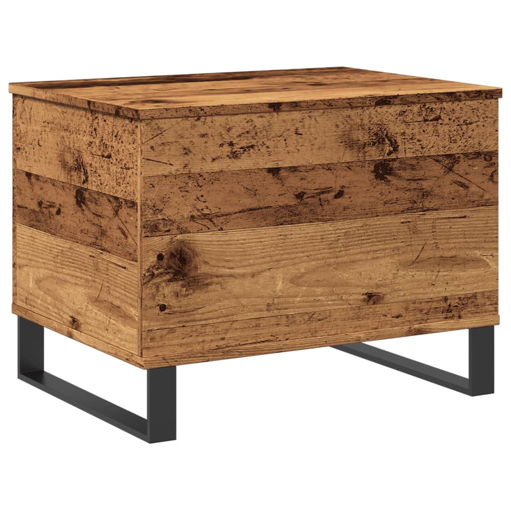 Salongbord gammelt tre 60x44,5x45 cm konstruert tre