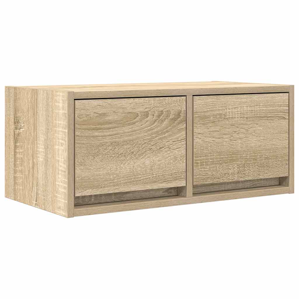 TV-benk sonoma eik 60x31x25,5 cm konstruert tre