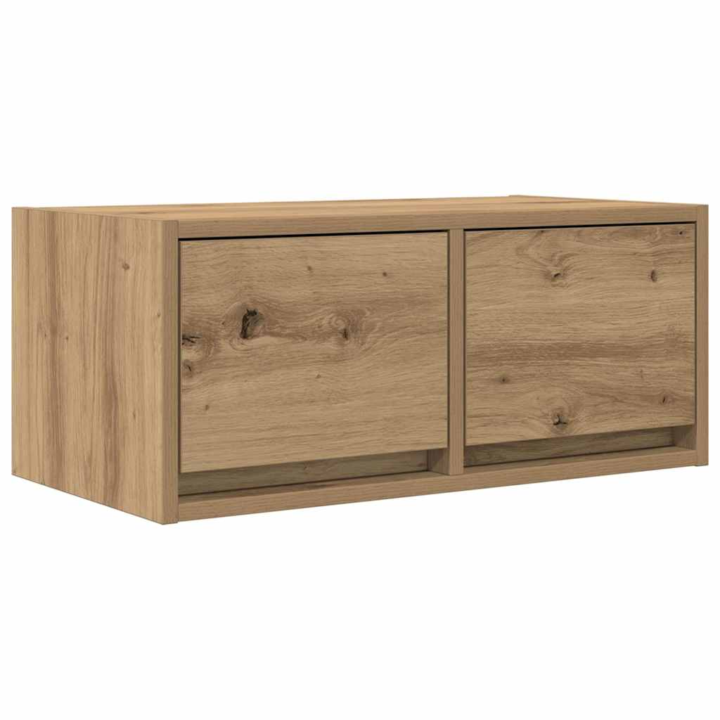 TV-benk artisan eik 60x31x25,5 cm konstruert tre