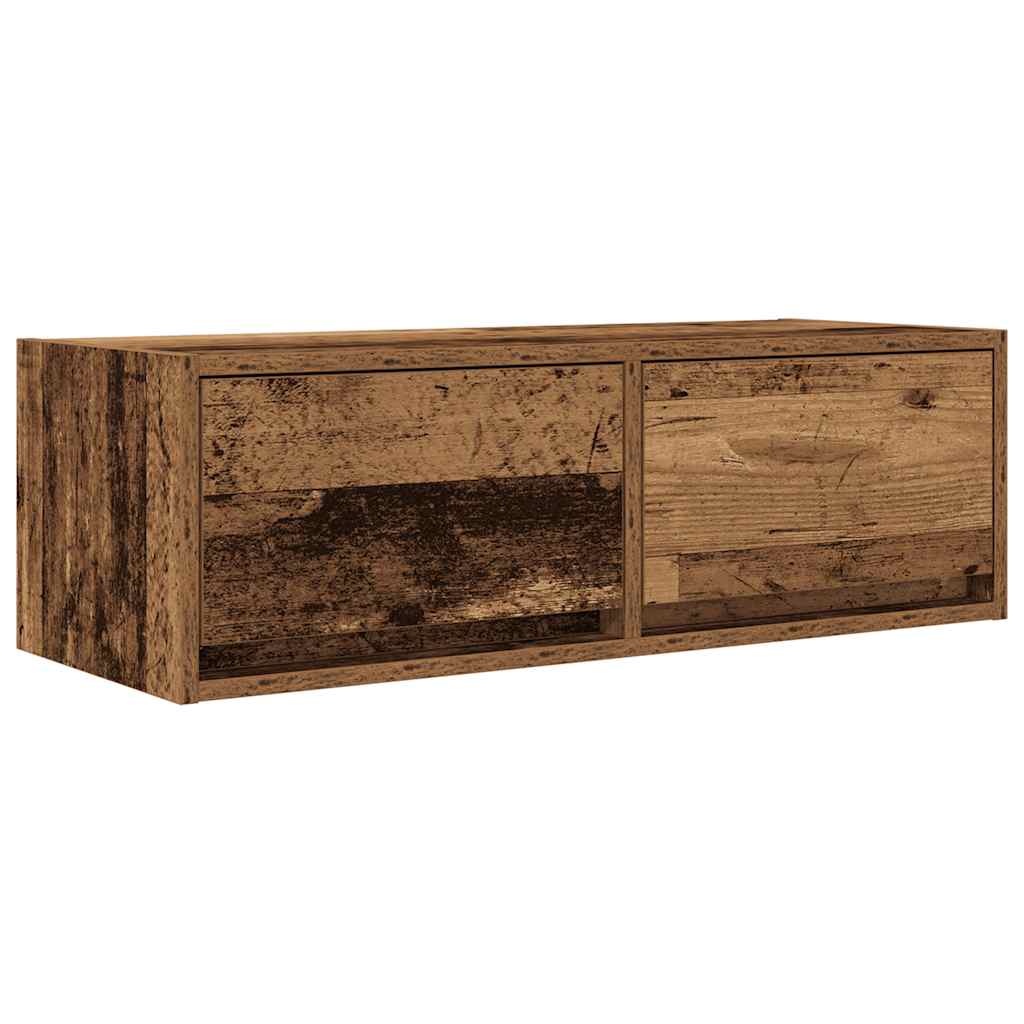 TV-benk gammelt tre 80x31x25,5 cm konstruert tre