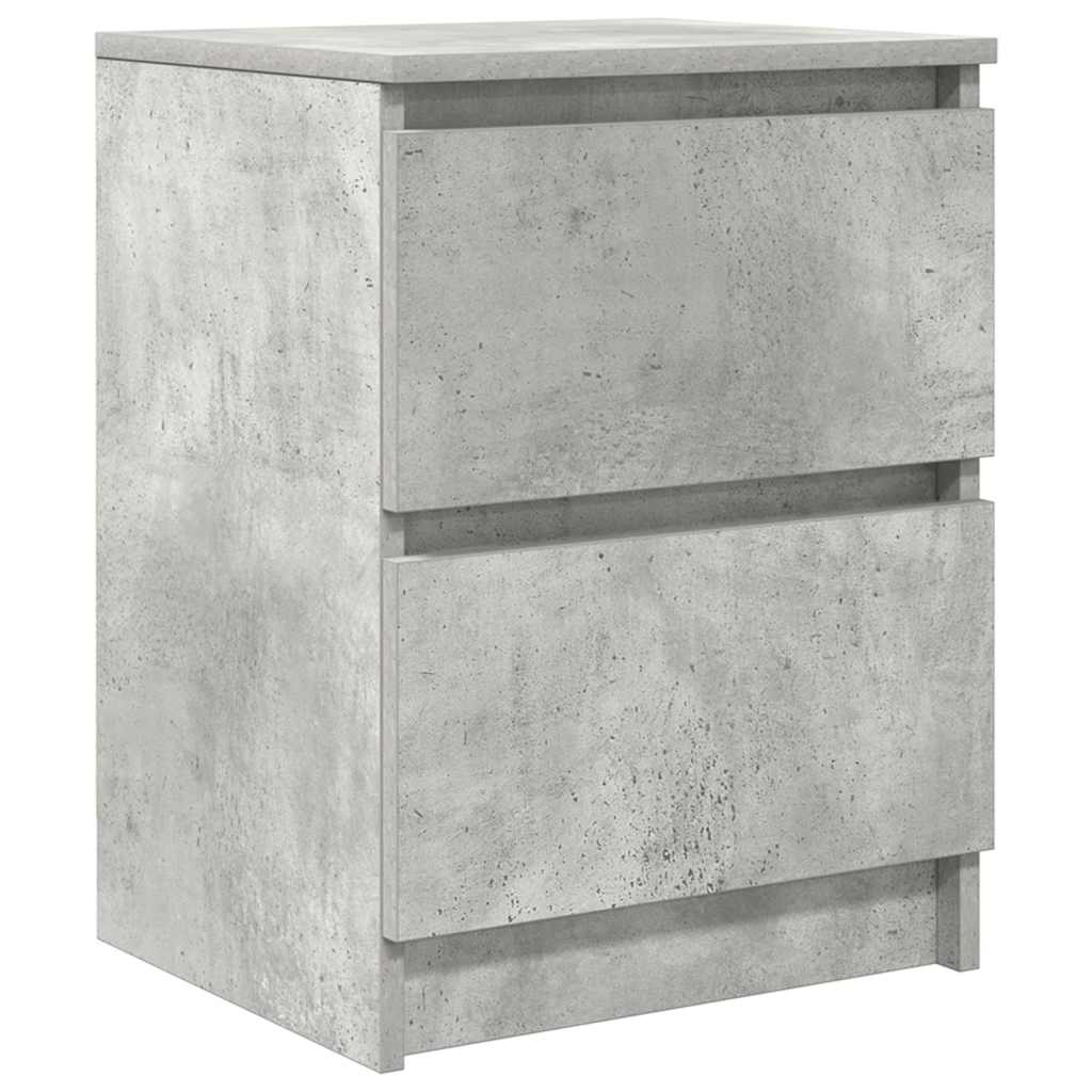 TV-benk betonggrå 40x35x54 cm konstruert tre