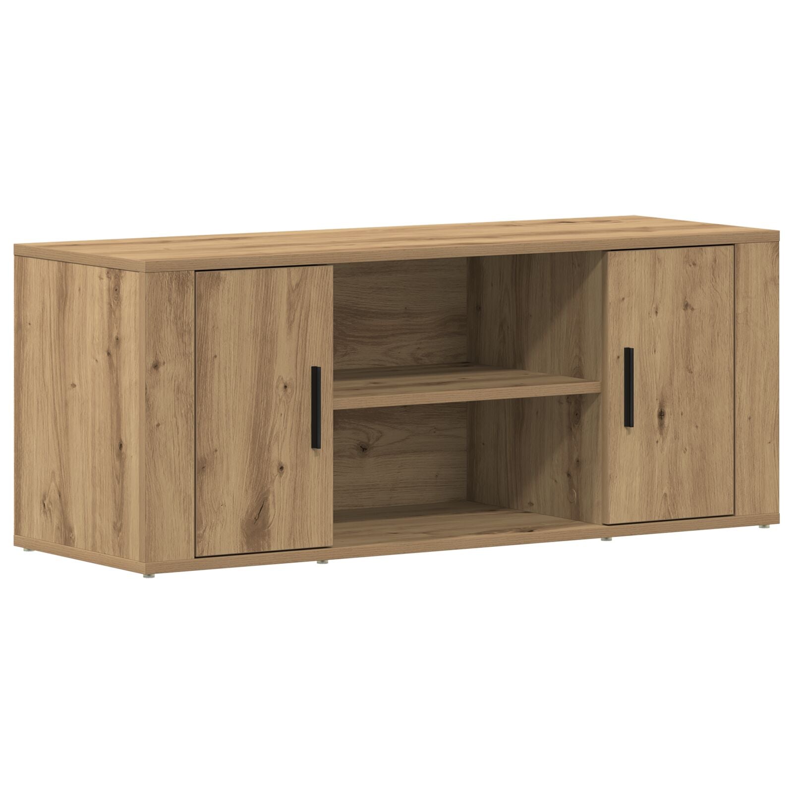 TV-benke i kunstig eik 100x35x40 cm