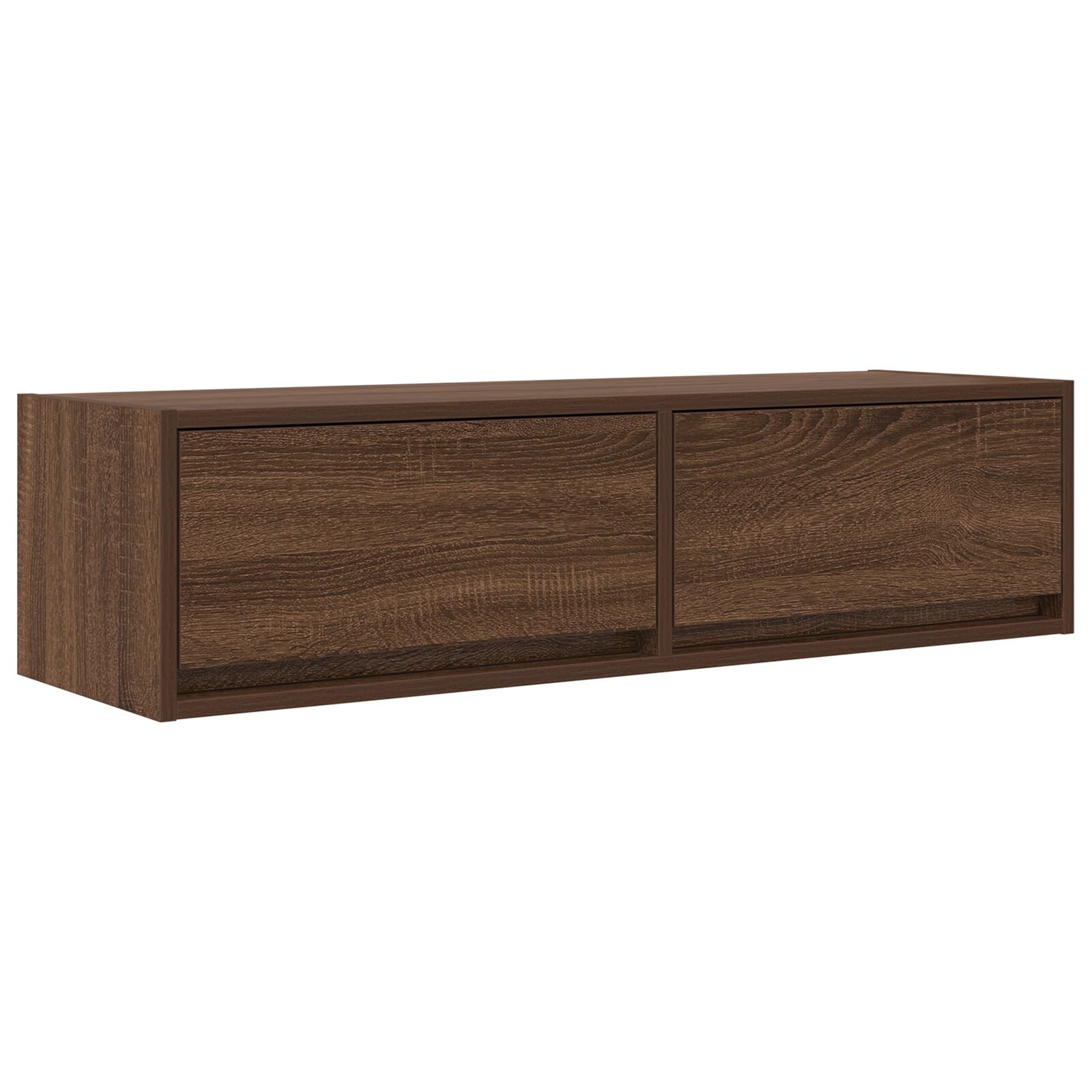 TV-benk Brun Eik 100x31x25,5 cm Konstruert Tre