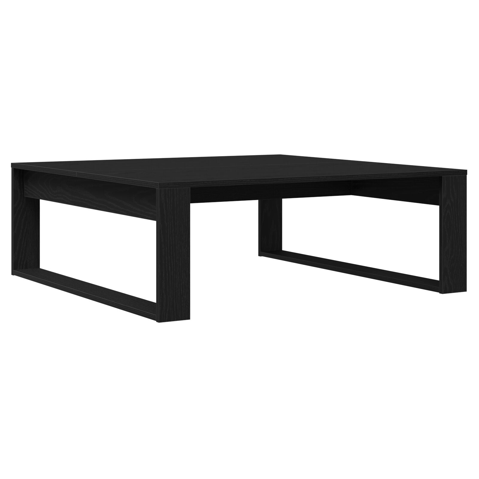 Kaffebord Svart Eik 100x100x35 cm Laget av Tre