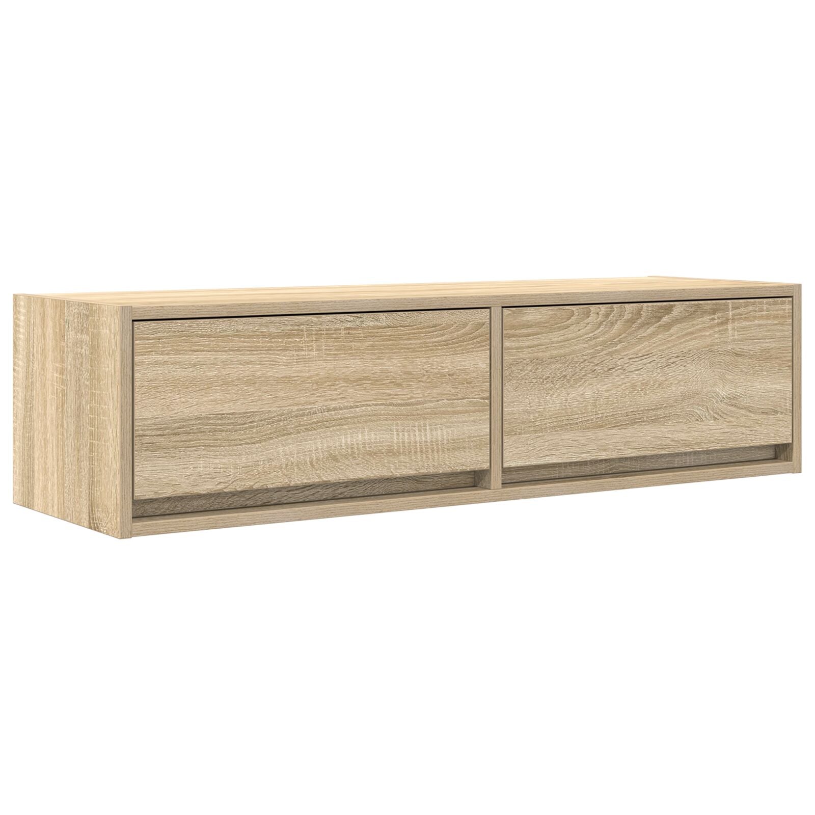 TV-benk Sonoma Eik 100x31x25,5 cm Konstruert tre
