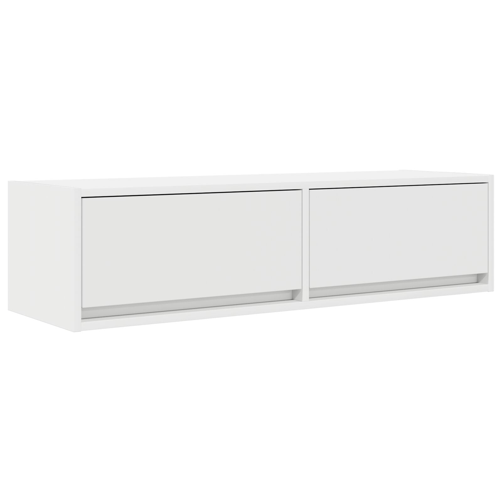 TV-skap Hvit 100x31x25,5 cm Konstruert tre