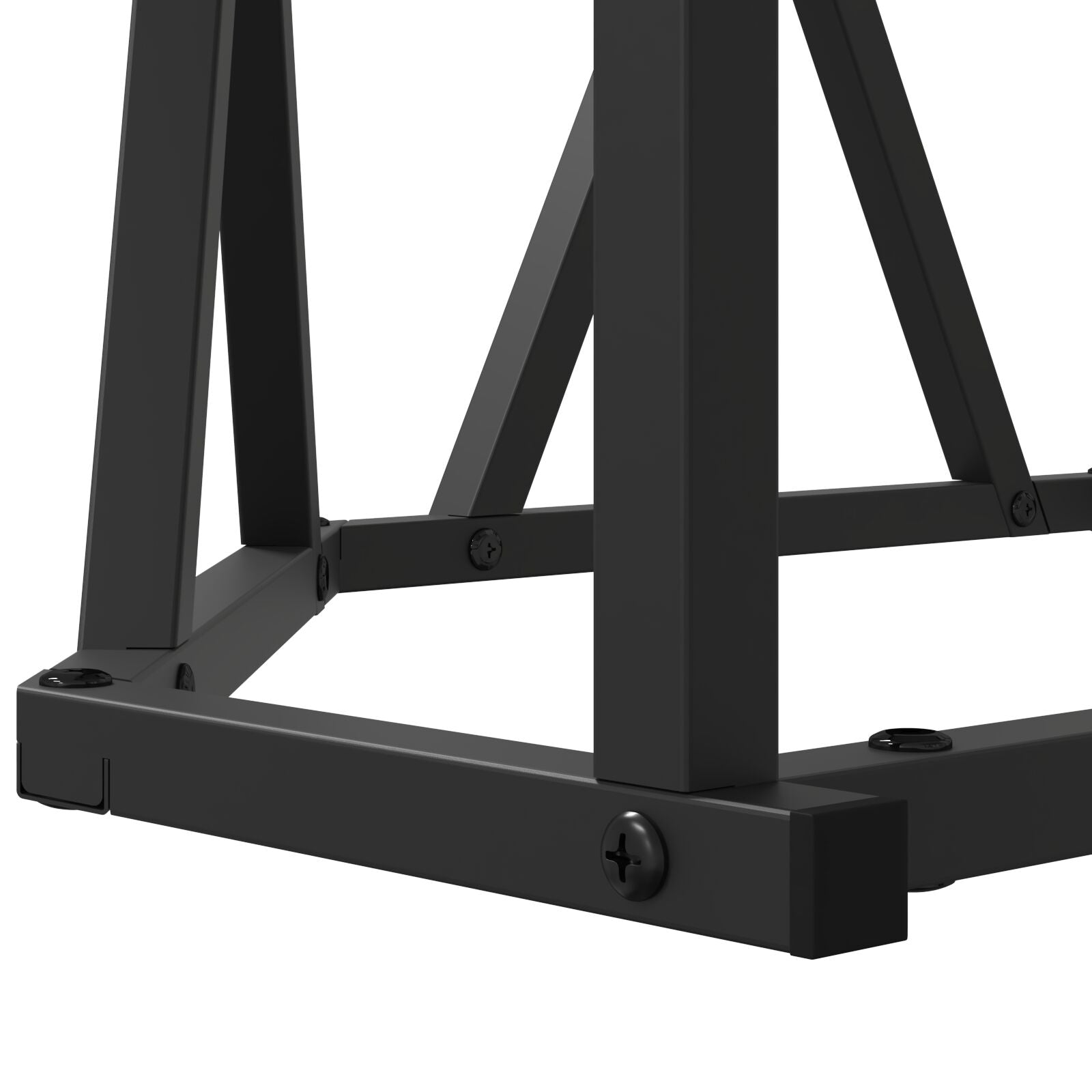 Kaffebord svart eik 80x80x42 cm laget av tre