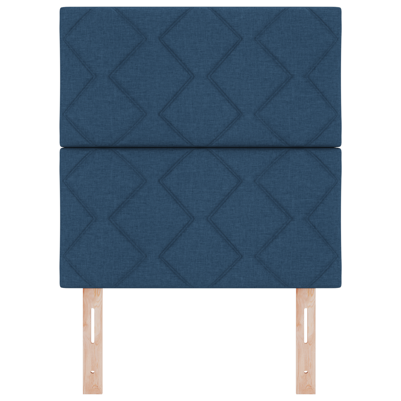 Sengegavel Diamantdesign Blå 80 Cm Stoff