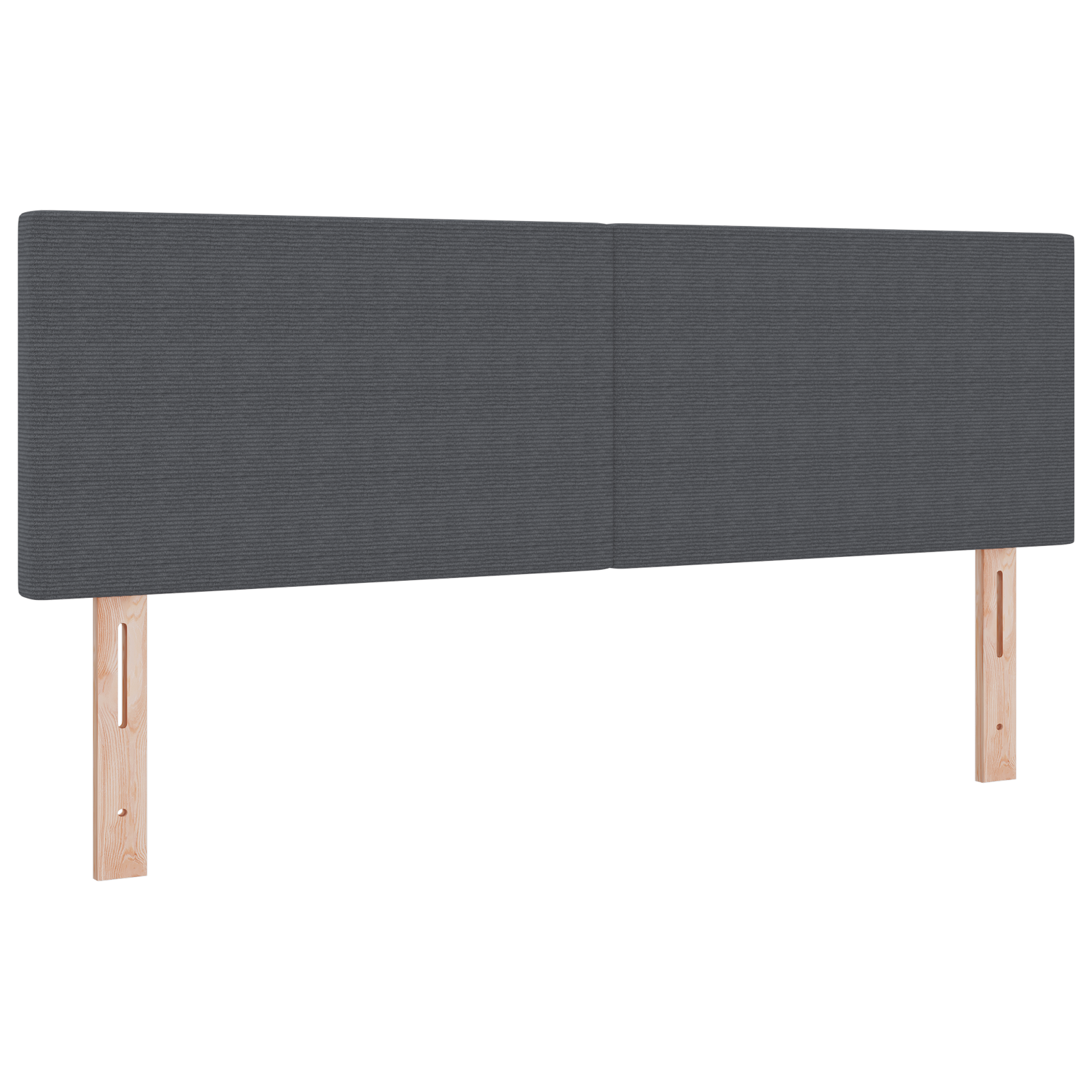 Led Hodegjerde Enkel Design Mørk Grå 80 Cm Cordfløyel