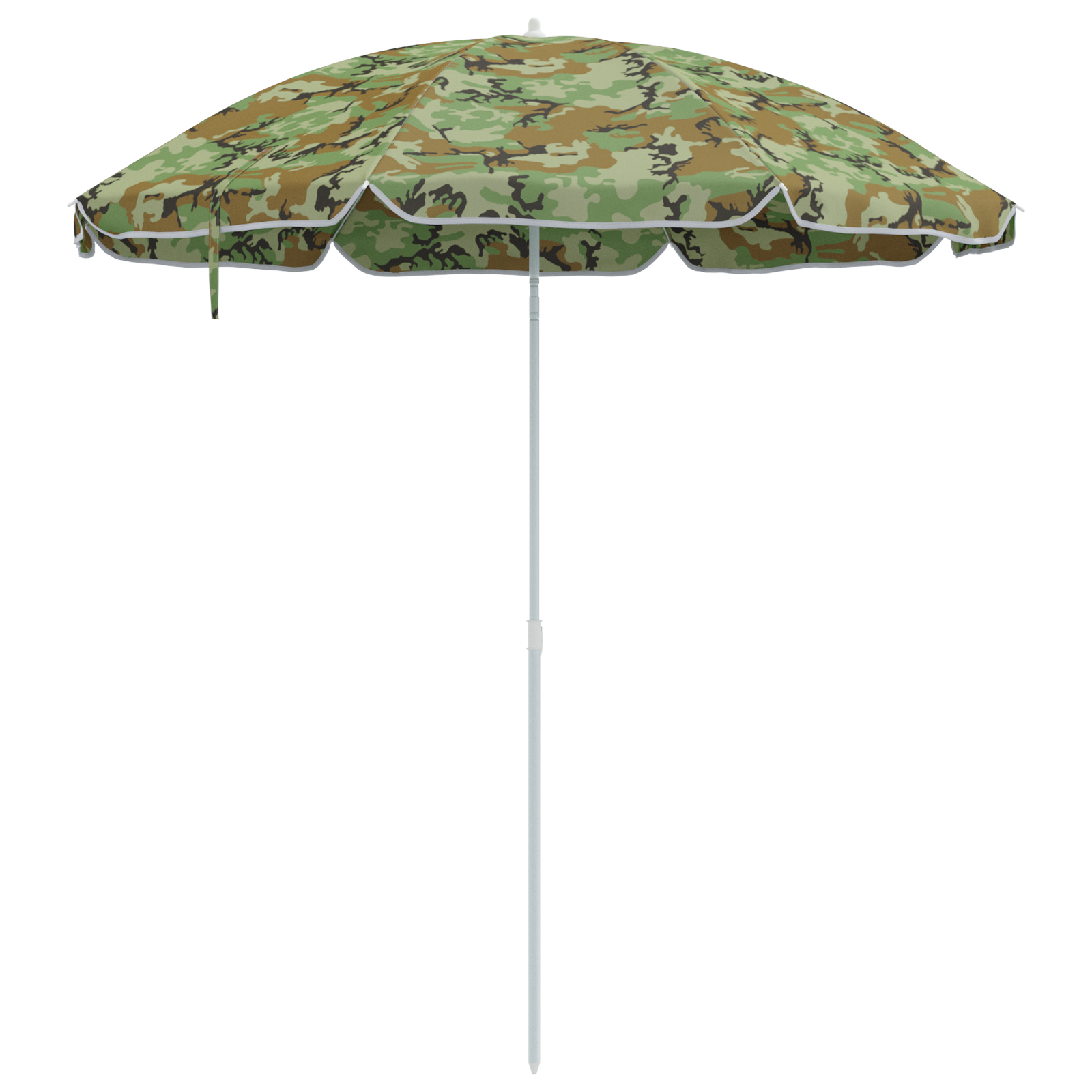 Strandparasoll Med Aluminiumpole Kamuflasje 240 Cm