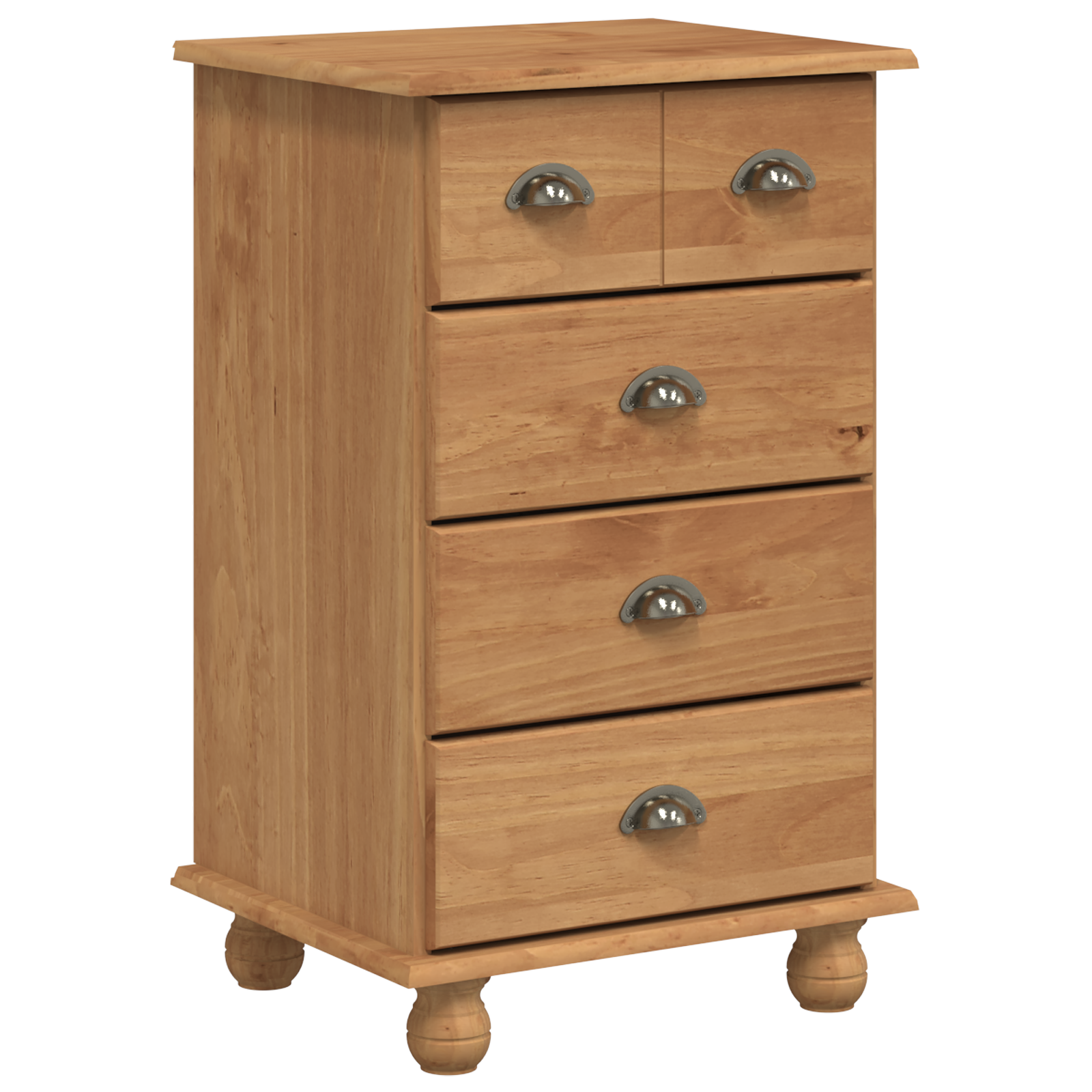 Kommode 'Askim'honningbrun 45.8X40X79 Cm Solid Tre Furu