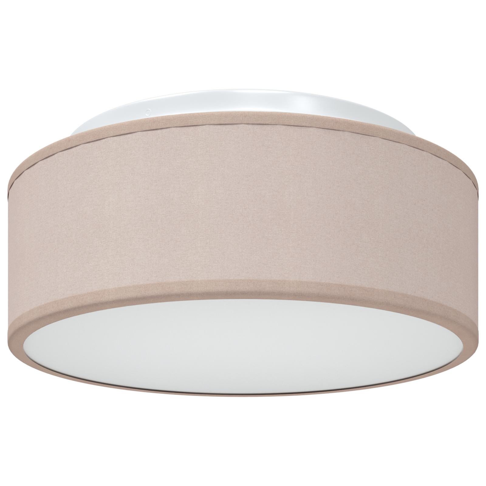 Taklamper Innfelt Gråbrun 30 Cm Stoff E27