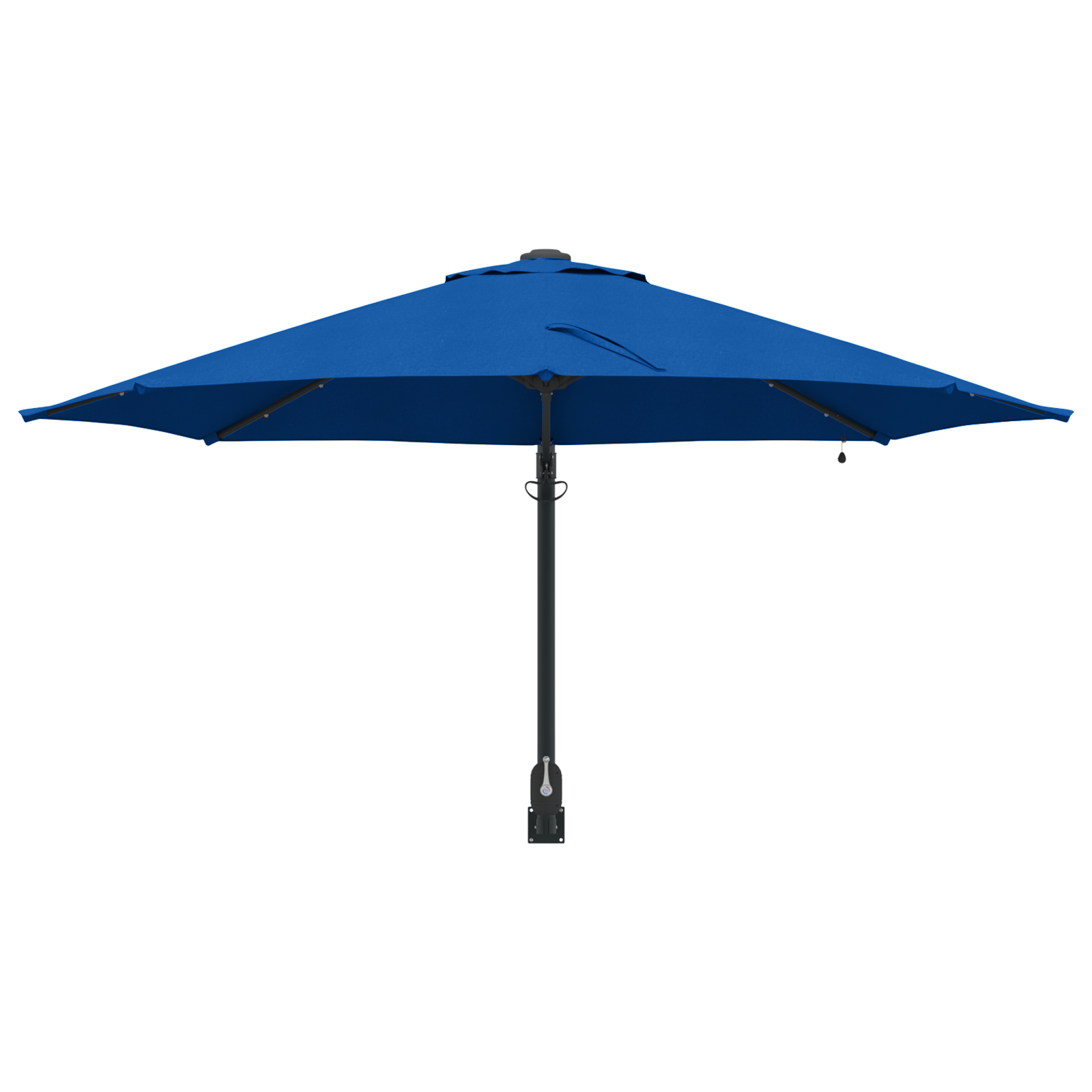 Veggmontert Hageparasol Med Led-Er Azure Blå 248 Cm