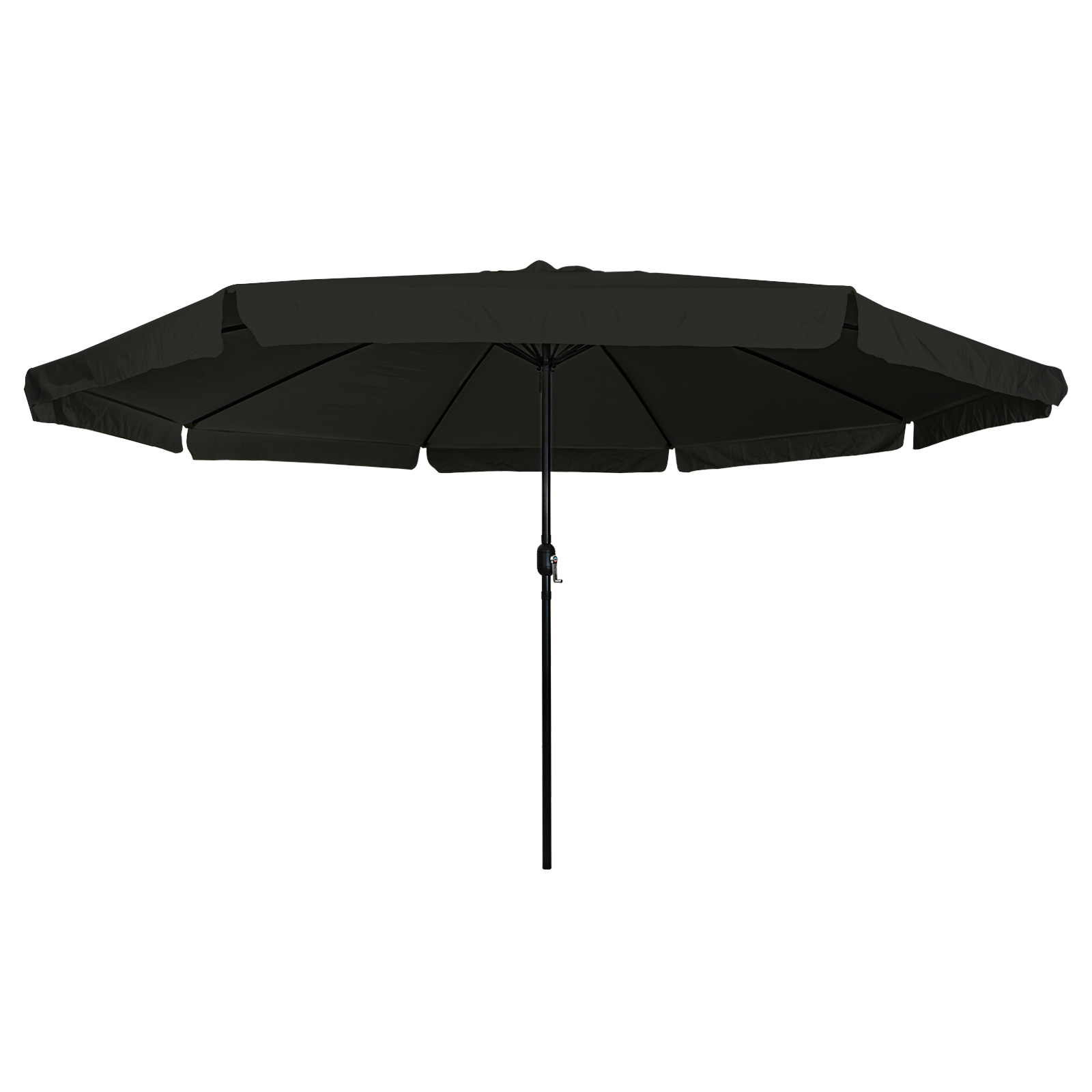 Hageparasol 395X245 Cm Svart