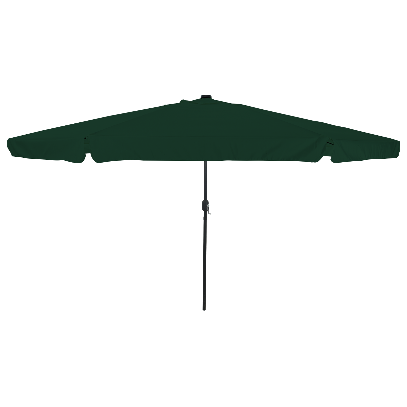 Hageparasol Med Led-Lys Ø395X245 Cm Grønn