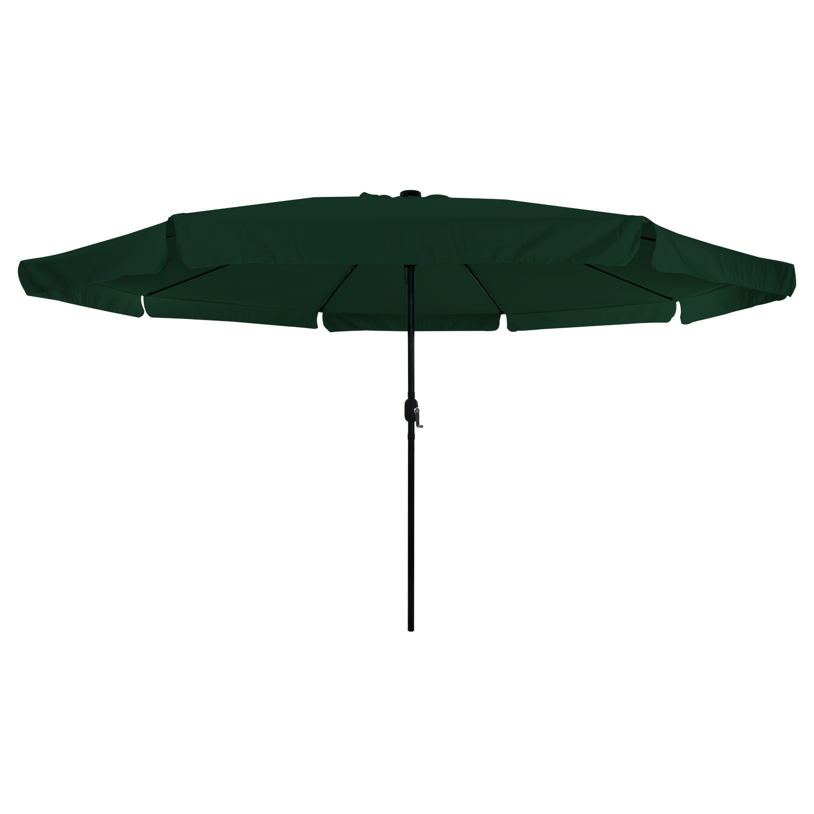 Hageparasol Med Led-Lys Ø395X245 Cm Grønn
