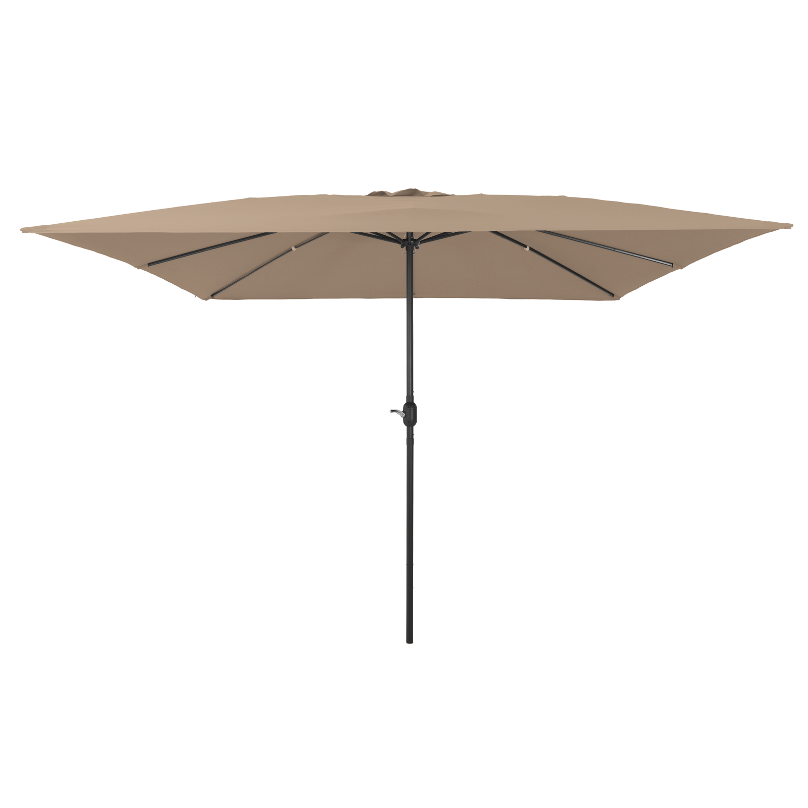 Firkantet Hageparasol 295X245 Cm Taupe