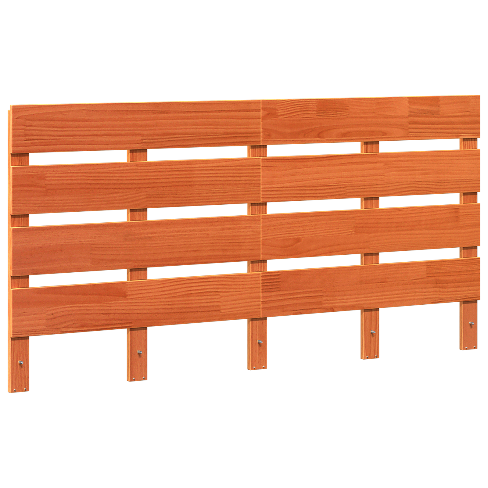 Hodegavl Voksbært Brun 140 Cm Massivt Furutre