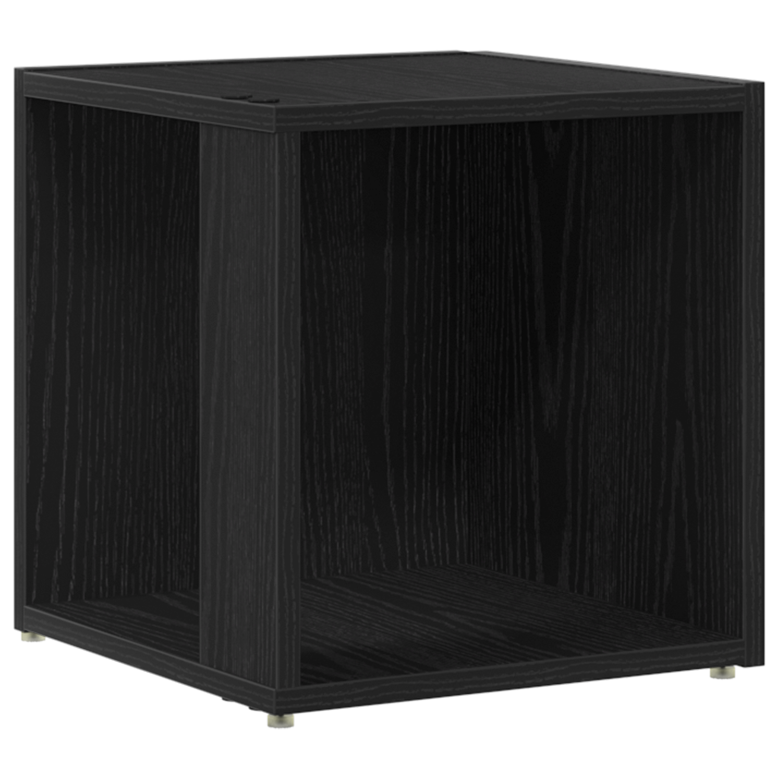 Sidebord Svart Eik 33X33X34,5 Cm Konstruert Tre