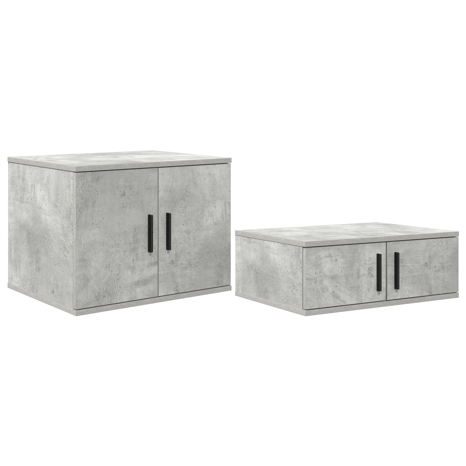 Oppbevaringsskap Betonggrå 103X41X40 Cm Laget Av Tre