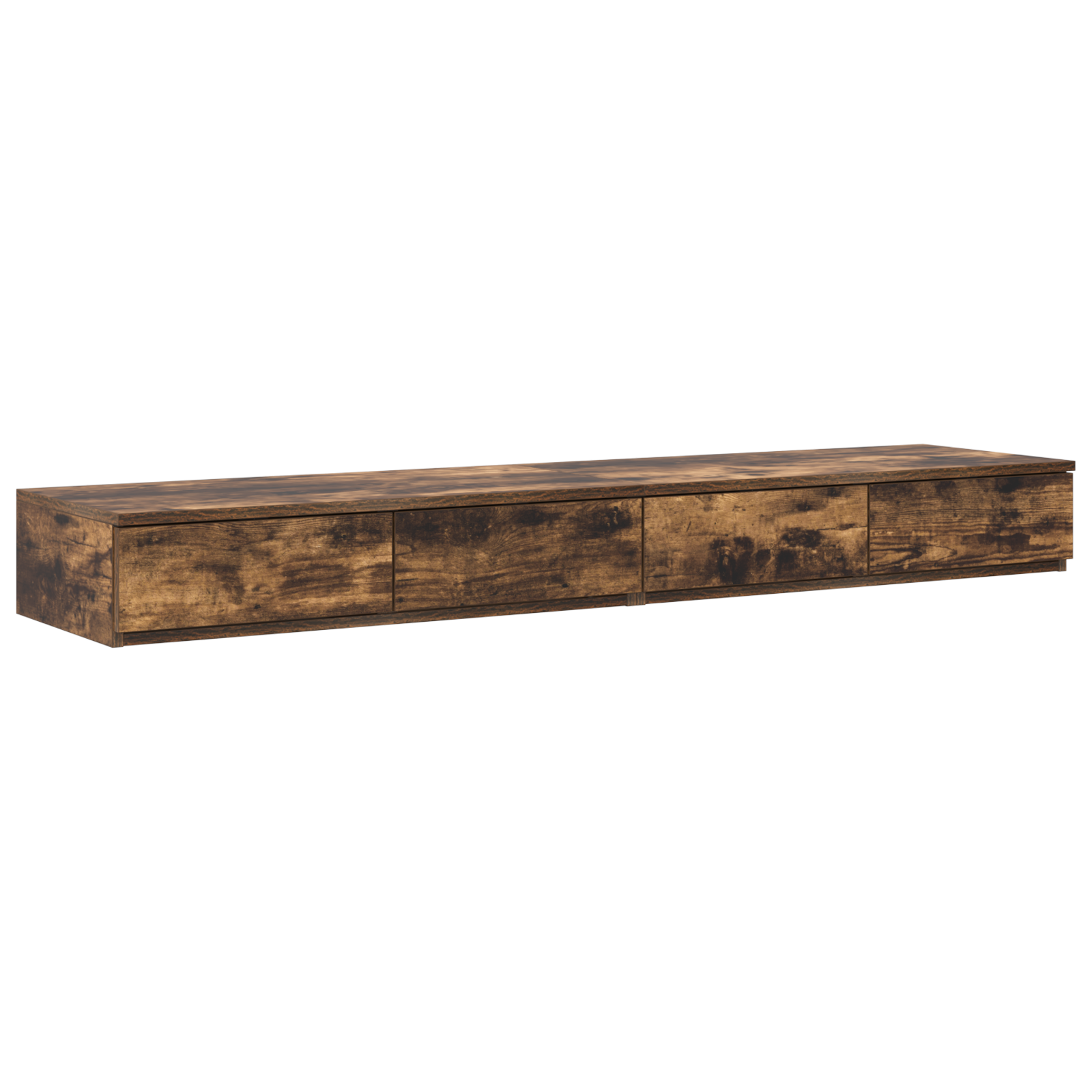 Bedskuffer Røkt Eik 160X36,5X16,5 Cm Konstruert Tre