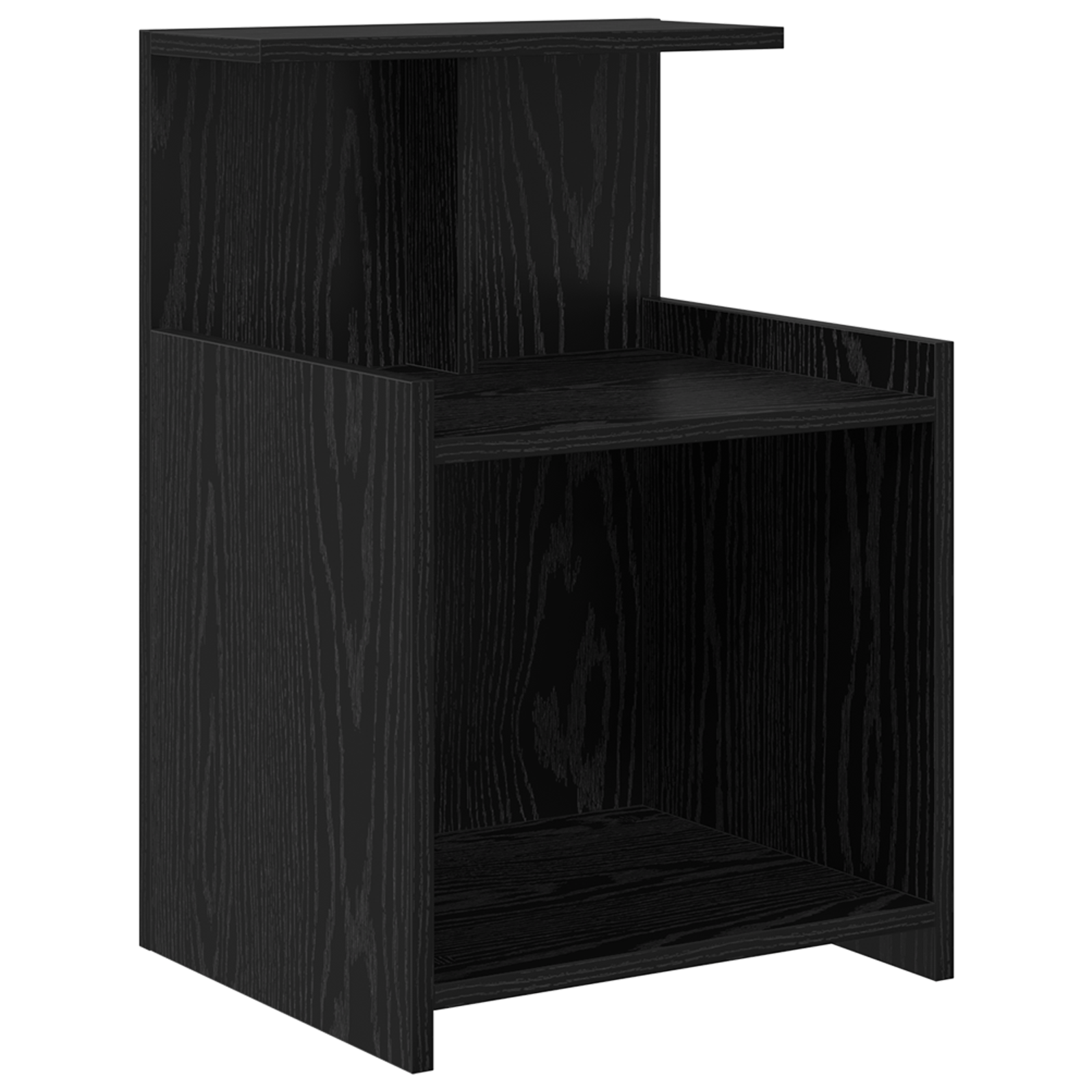 Senge Kabinet Svart Eik 40X35X60 Cm Konstruert Tre