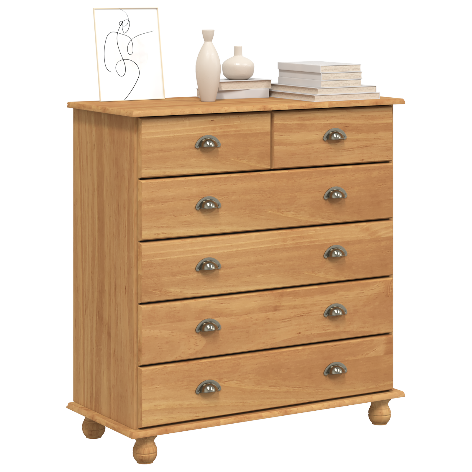 Kommode 'Askim'91X40X95.5 Cm Solid Tre Furu